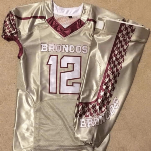 American football uniforms